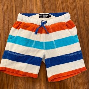 Mini Boden towelling shorts
